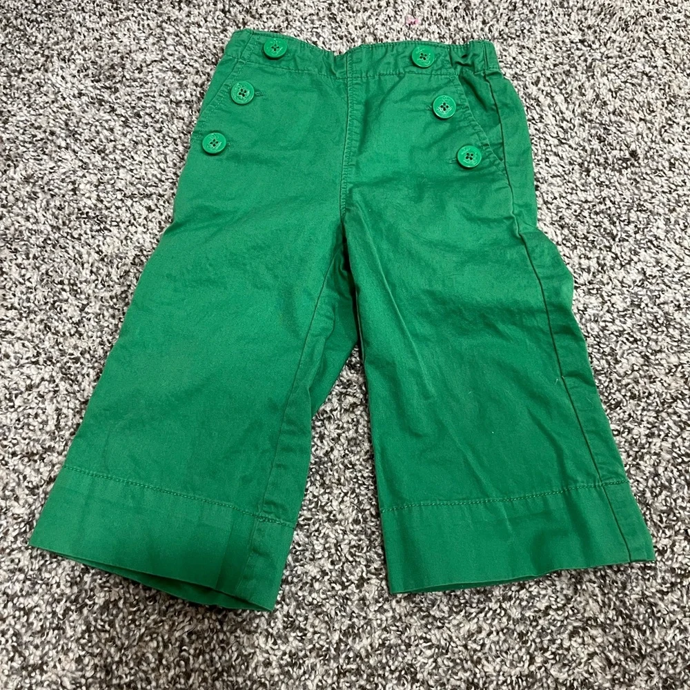 Green pants. Baby Gap